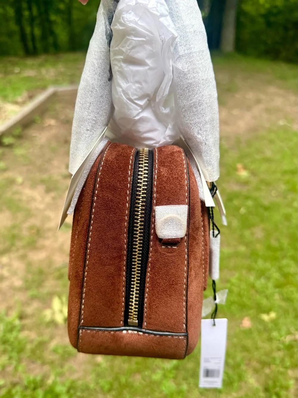 Marc Jacobs Brown Suede drifter Top-Handle satchel